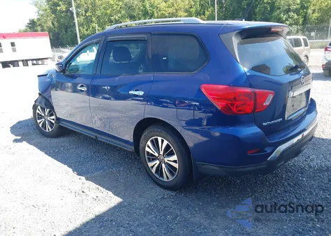 2017 Nissan Pathfinder S z USA, uszkodzony, nr VIN 5N1DR2MM0HC692606